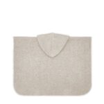 Poncho S 6-24 meses 45cm. plain piedra - Imagen 2