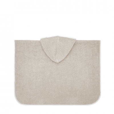 Poncho S 6-24 meses 45cm. plain piedra - Imagen 2