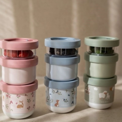 Caja snack apilable Mio 3 Forest Friends - Imagen 4