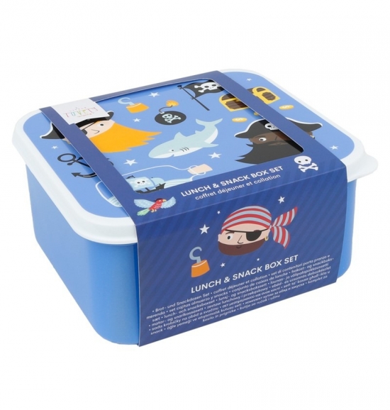 Set de 4 cajitas para alimentos Piratas - Imagen 7