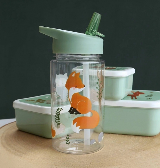 Botella infantil con caña Zorro - Imagen 2