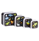 Set de 4 cajitas para alimentos Galaxy - Imagen 8