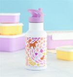 Botella de acero térmica 350ml. Flores - Imagen 2