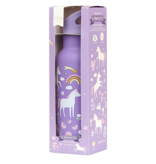 Botella de acero térmica 500ml. Unicornios - Imagen 8
