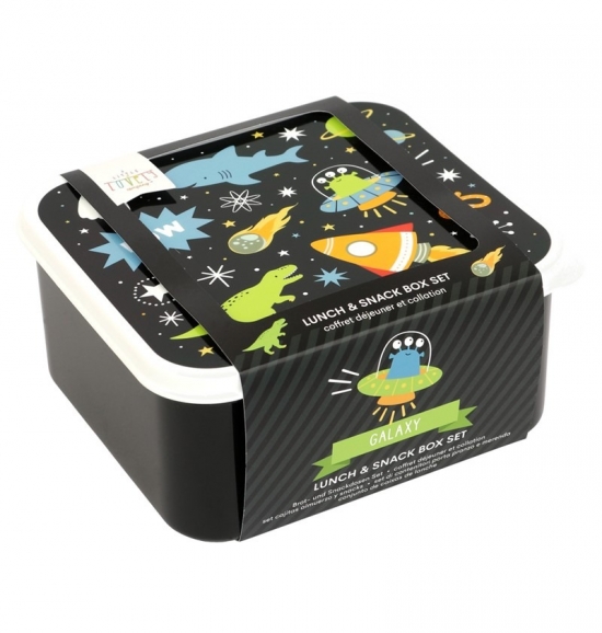 Set de 4 cajitas para alimentos Galaxy - Imagen 7