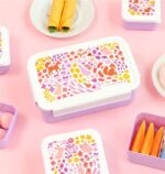 Fiambrera para alimentos Bento Flores - Imagen 4