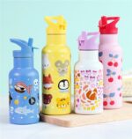 Botella de acero térmica 350ml. Flores - Imagen 5