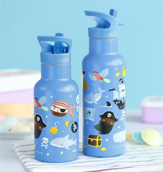 Botella de acero térmica 350ml. Piratas - Imagen 5