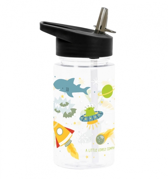 Botella infantil con caña Galaxy