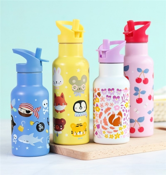 Botella de acero térmica 350ml. Piratas - Imagen 6