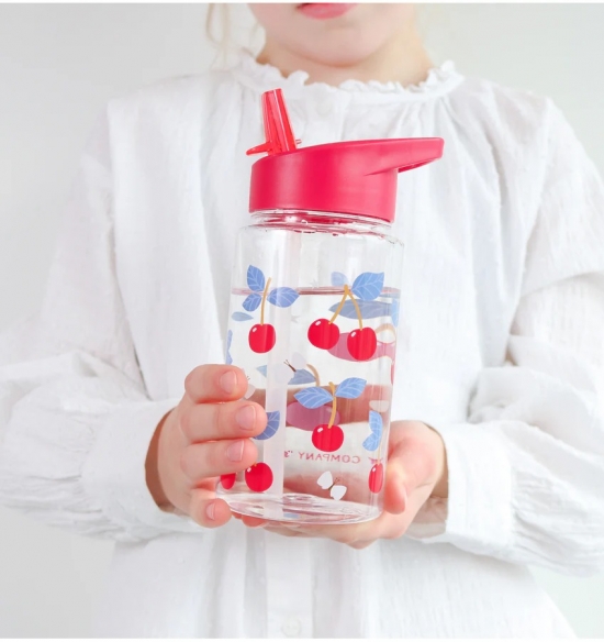 Botella infantil con caña Cerezas - Imagen 3