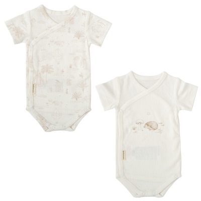 Pack de dos bodies manga corta Noe