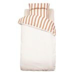 Funda nórdica infantil de cama Rayas Beige