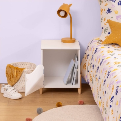 Mesita de noche infantil Doucer Nube blanco - Imagen 3