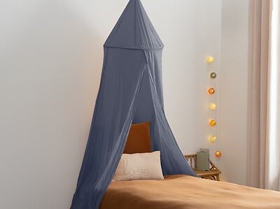 Dosel para cama infantil azul - Imagen 3
