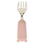 Set de cubiertos cuchara y tenedor Yum rosa - Imagen 4