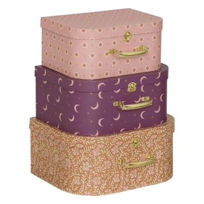 Juego de 3 cajas de almacenaje Nomad