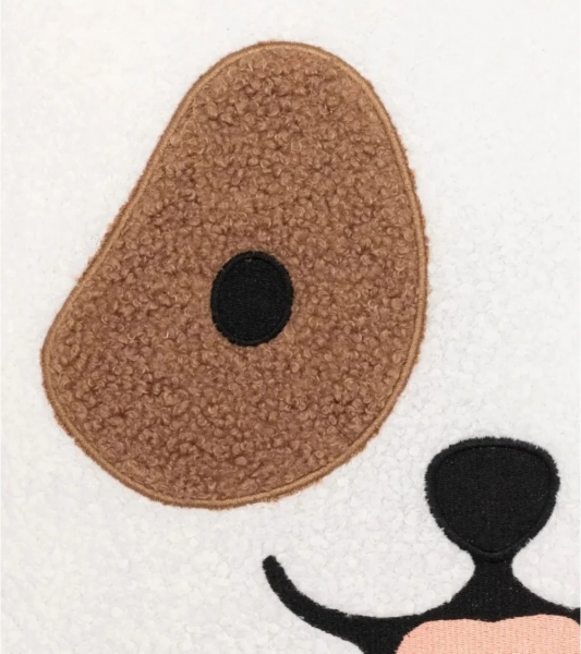 Cojín infantil cuadrado Caniche Scott - Imagen 3