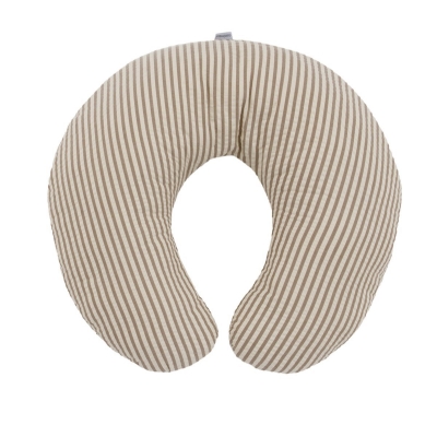 Cojín de lactancia pequeño Derby beige - Imagen 3