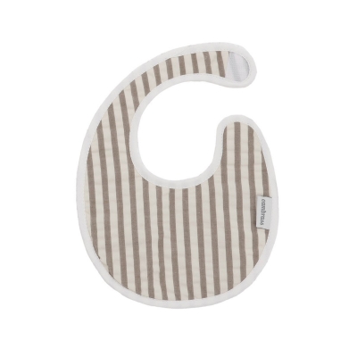 Babero redondo Derby beige