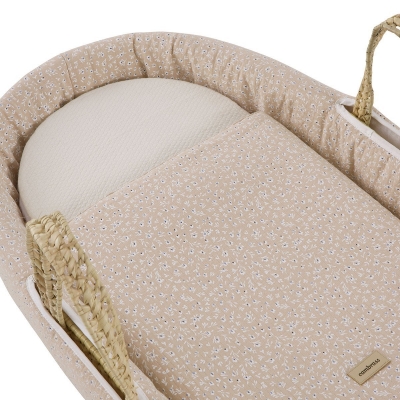 Capazo de palma Rustic rosa - Imagen 2