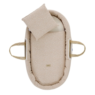 Capazo de palma Rustic rosa - Imagen 3