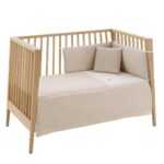 Colcha con protector para cuna de 60 Rustic rosa