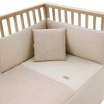 Colcha con protector para cuna de 60 Rustic rosa - Imagen 6