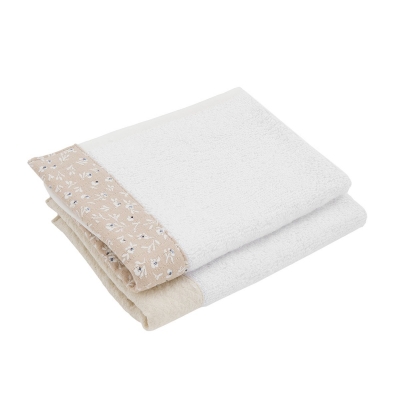 Juego de 2 toallas Rustic rosa