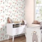 Papel pintado flores vintage - Imagen 2