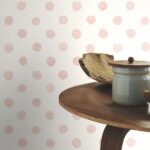 Papel pintado lunares rosa - Imagen 2