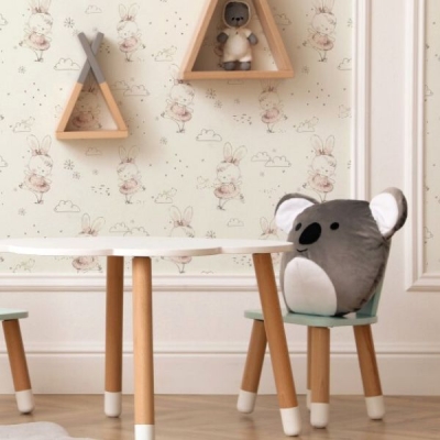 Papel pintado conejitas bailarinas - Imagen 2