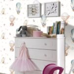 Papel pintado animales en globo azul - Imagen 2