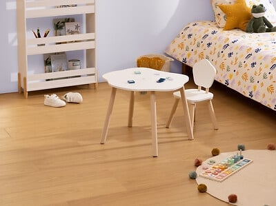 Mesa de madera infantil Douceur blanco - Imagen 3