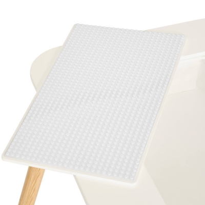 Mesa de juegos 2 en 1 con bloques de construcción - Imagen 4