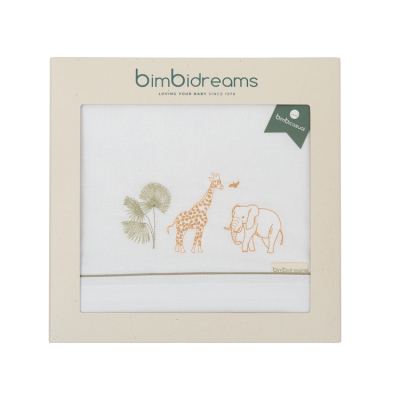 Juego de sábanas algodón 70x140cm Masai - Imagen 2