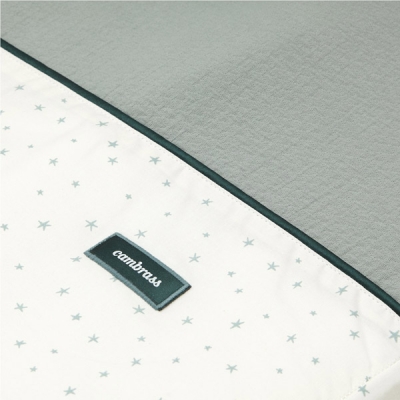 Colcha con protector para cuna de 60 Magia verde - Imagen 5