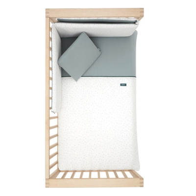 Funda nórdica con protector para cuna de 60 Magia verde - Imagen 4