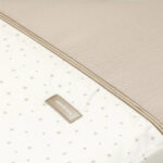 Colcha con protector para cuna de 60 Magia beige - Imagen 6