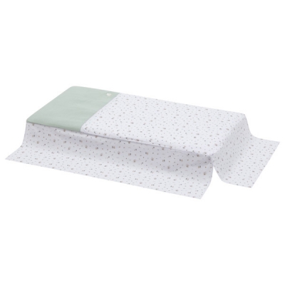 Colcha con protector para cuna de 60 Greeny verde - Imagen 5