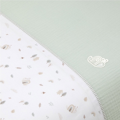 Funda nórdica con protector para cuna de 60 Greeny verde - Imagen 4