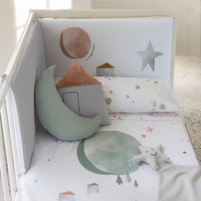 Funda nórdica+protector+relleno de 60x120cm Night - Imagen 2