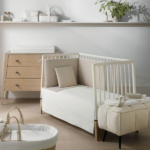 Colcha con protector para cuna de 60 Magia beige - Imagen 2