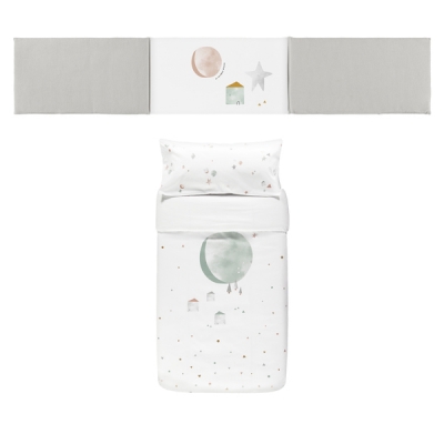 Funda nórdica+protector+relleno de 60x120cm Night