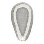 Nido para bebé Checks Gris