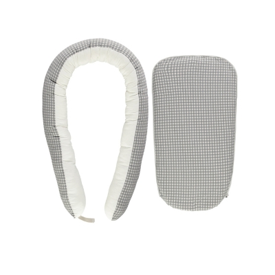 Nido para bebé Checks Gris - Imagen 2