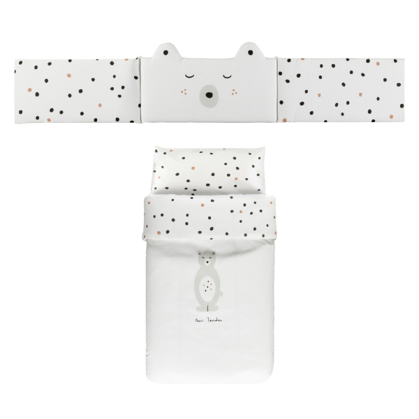 PACK FUNDA NORDICA TENDER Funda nórdica+protector+relleno de 70x140cm Mr. Tender - Imagen 1