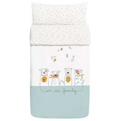 Saco nórdico para cuna de 60x120cm Family